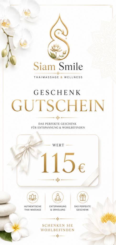 Gutschein - 90 Min. Thai-Ölmassage